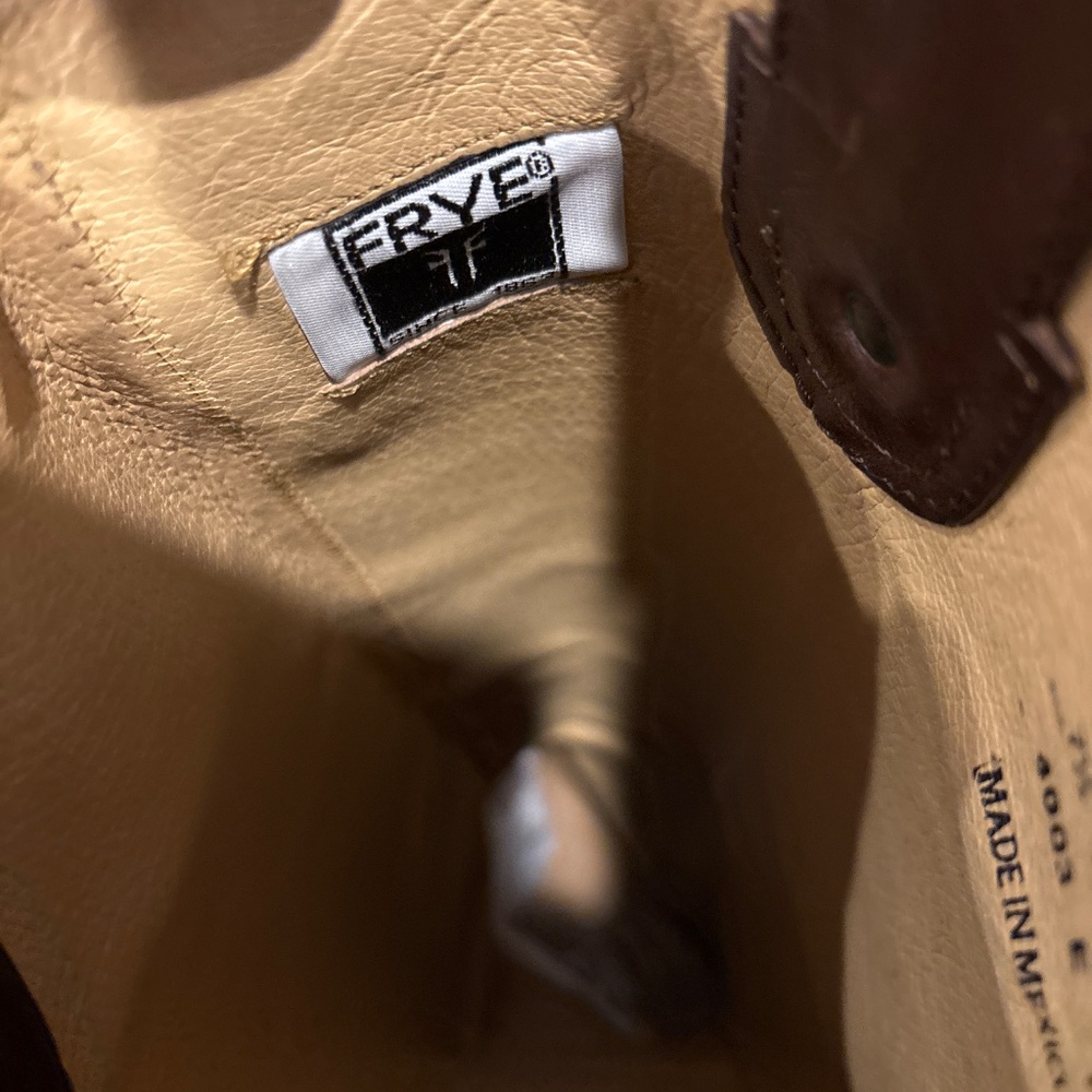 Frye Tall Leather Riding Boots in Brown - Picture 7 of 8